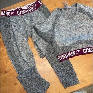 Gymshark Heathered Gray Activewear Set